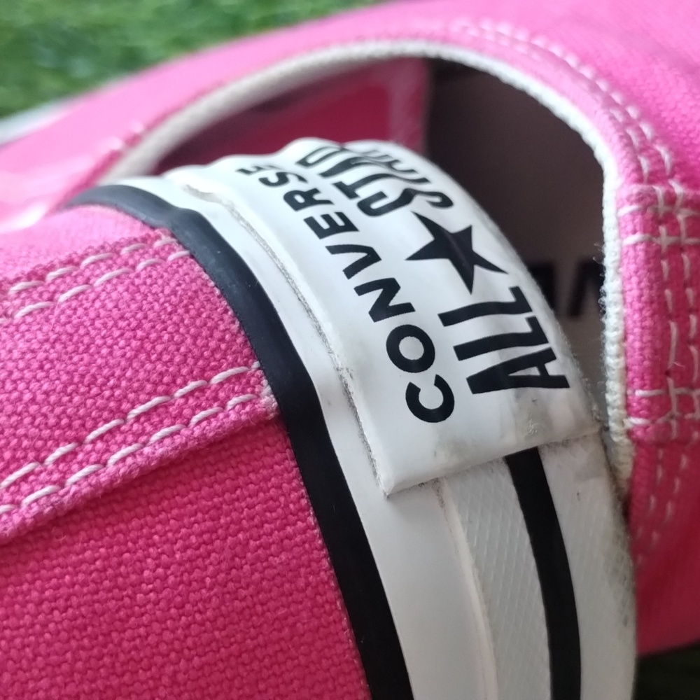 Converse All Star Chuck Taylor Low Top Pink & White Unisex M7 W9 - Picture 6 of 15